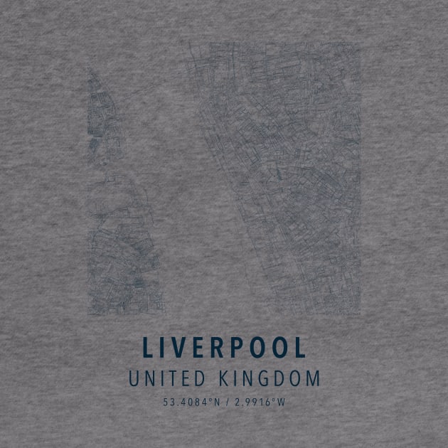 liverpool simple map by boy cartograph